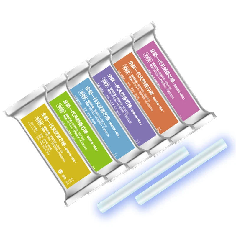 Car aromatherapy stick refill bar PE fragrance replacement core Air outlet solid balm cotton perfume Accessories Lemon Lavender - YourGiftIdeasUK