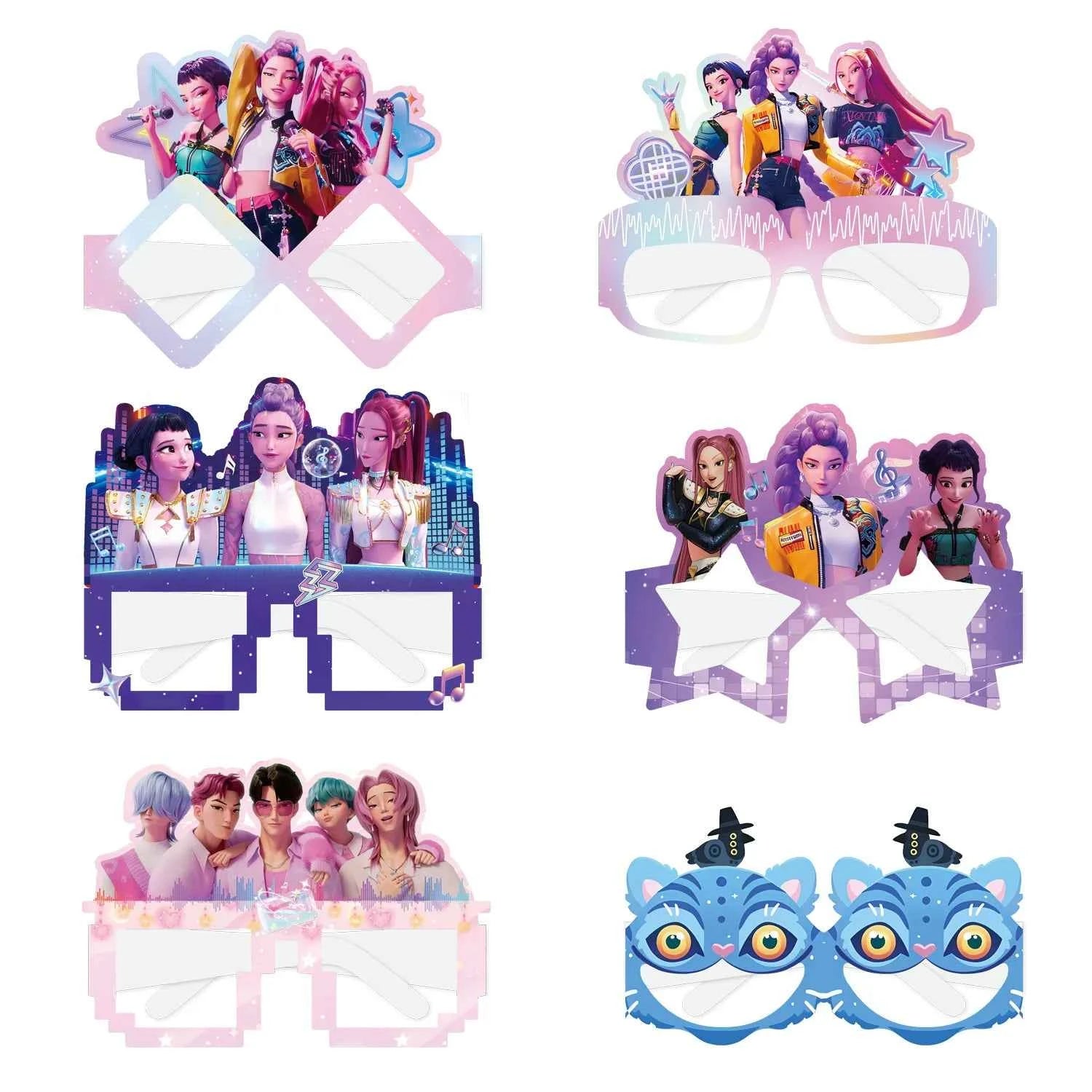 Birthday Decorations k pop demon hunters Birthday Table cloth Birthday Cup Plate Baby Shower Party Favors Kids Kpop Demon Hunter
