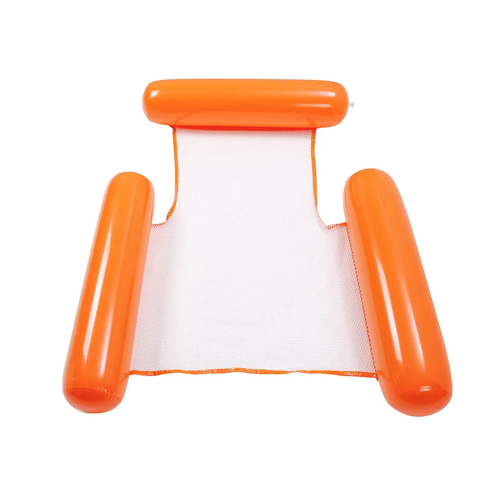 Water hammock recliner inflatable floating Swimming Mattress sea swimming ring Pool Party Toy lounge bed for swimming