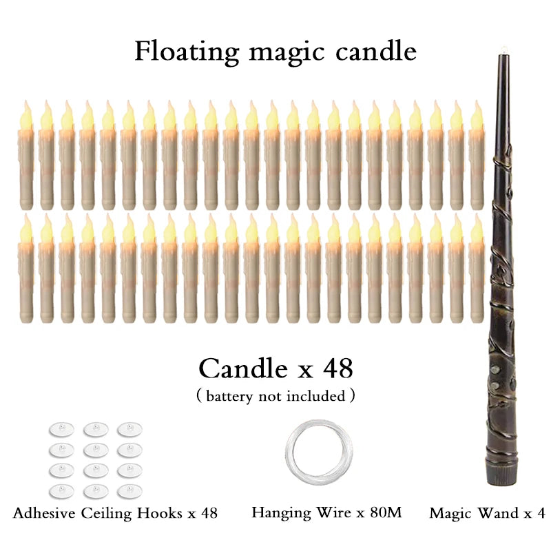 Halloween LED Floating Candles Magic Wand - YourGiftIdeasUK