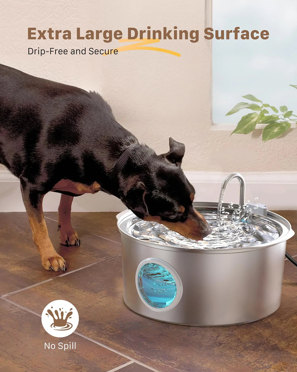 AquaPaws 7L Silent Pet Water Fountain