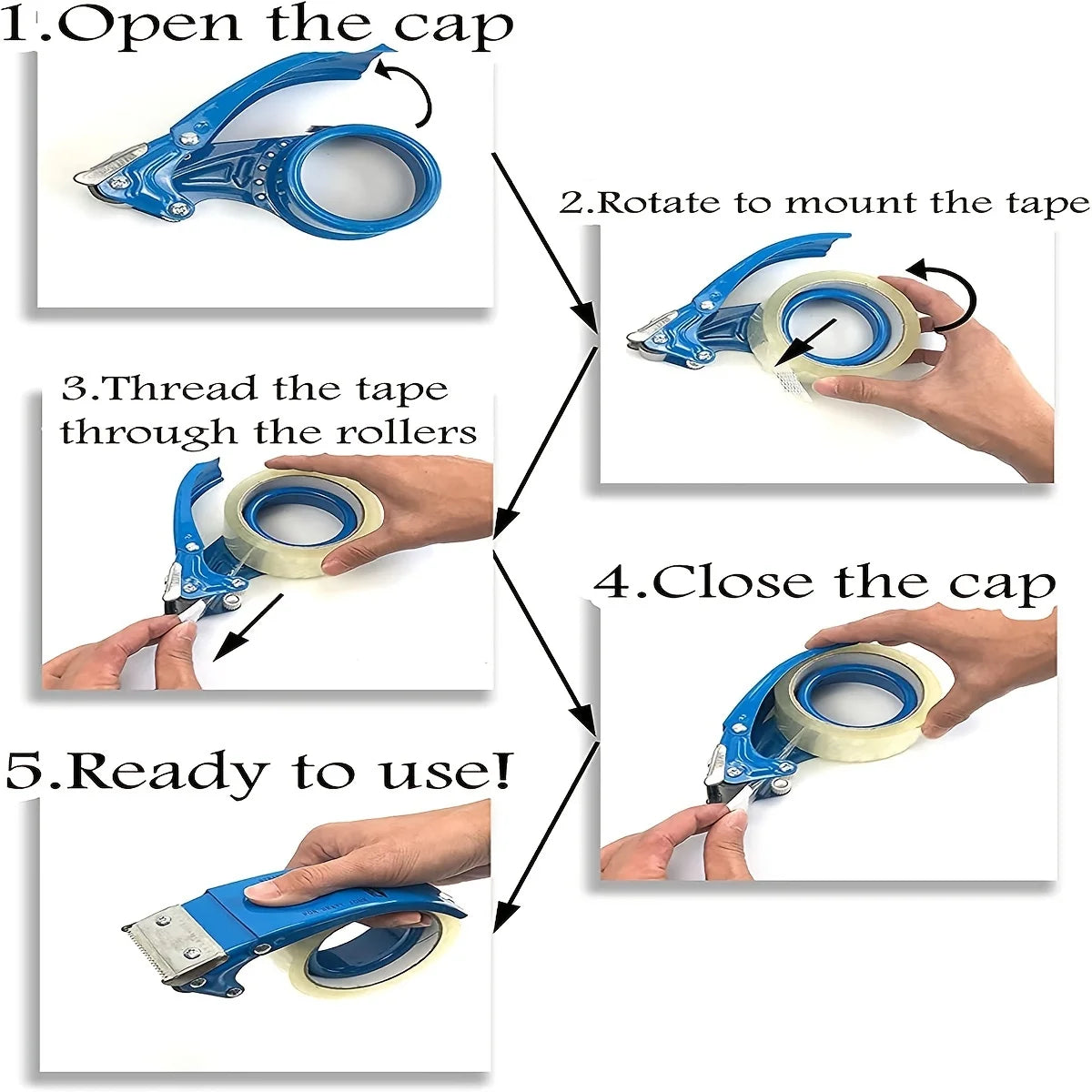 Tape Dispenser Plastic Sealing Packer - YourGiftIdeasUK