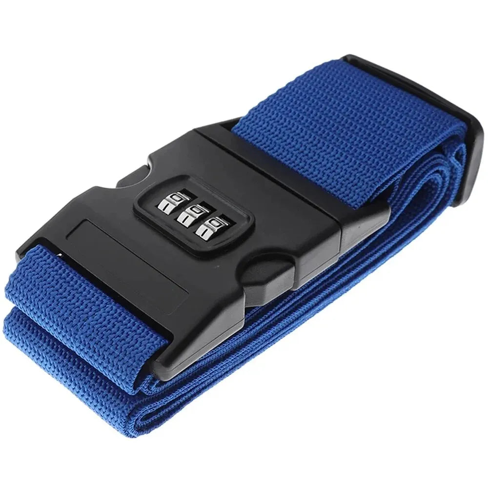 1PC Travel Luggage Strap Adjustable Password Lock Packing Belt Baggage Secure Lock Anti-theft Luggage Suitcase Buckle Strap
