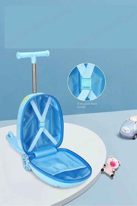 Kids Scooter Suitcase on Wheels - YourGiftIdeasUK
