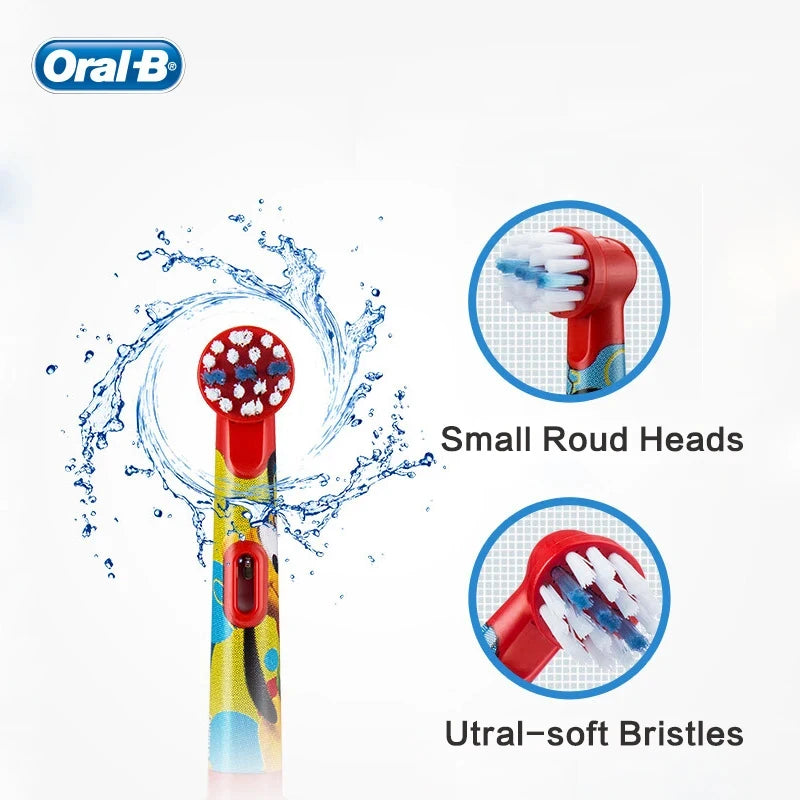 Oral B Kid Toothbrush Heads Replacement Children Tooth Brush Refill Heads EB10 Soft Bristle For Oral B Kid Electric Toothbrush