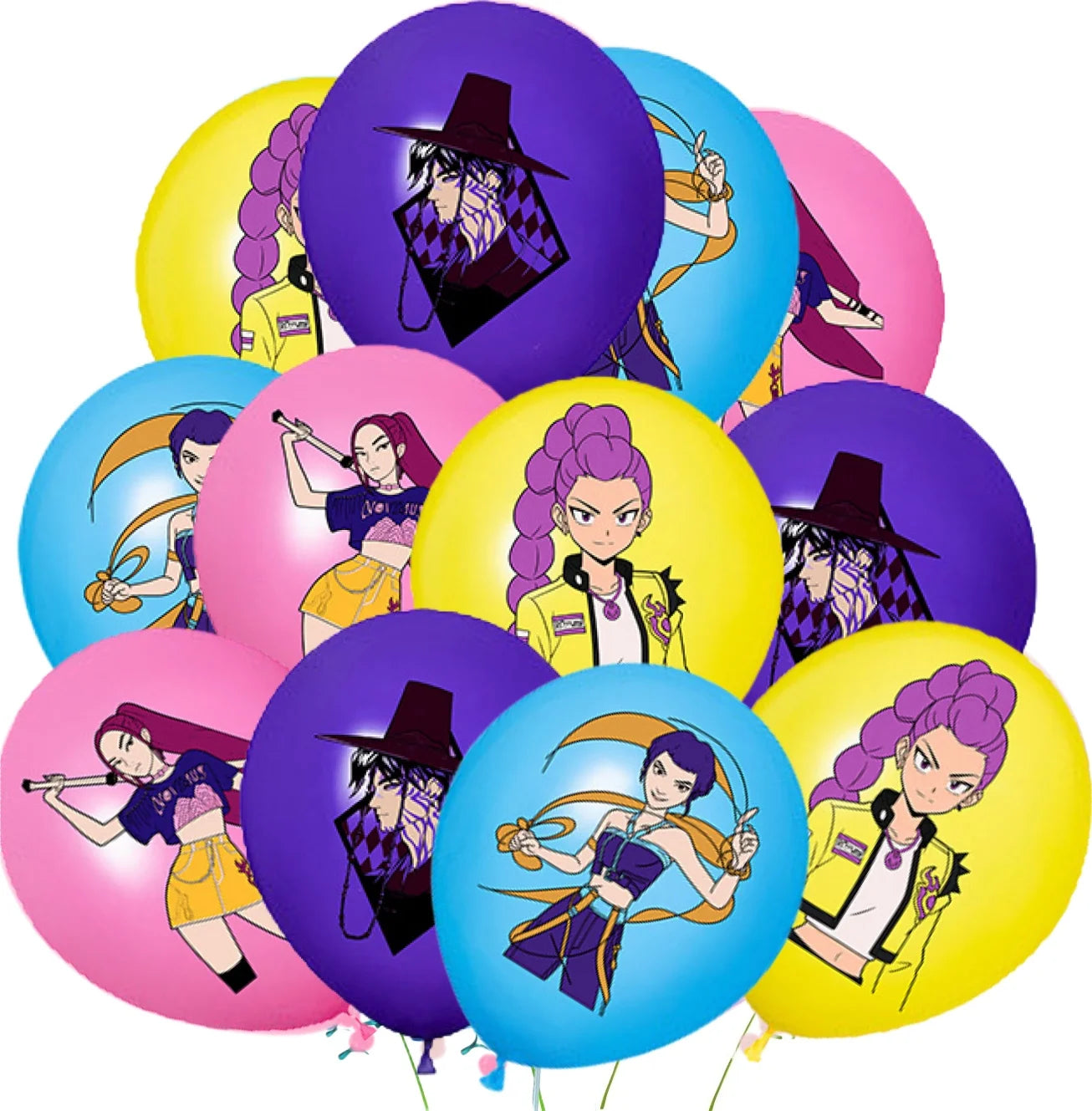 Birthday Decorations k pop demon hunters Birthday Table cloth Birthday Cup Plate Baby Shower Party Favors Kids Kpop Demon Hunter - YourGiftIdeasUK