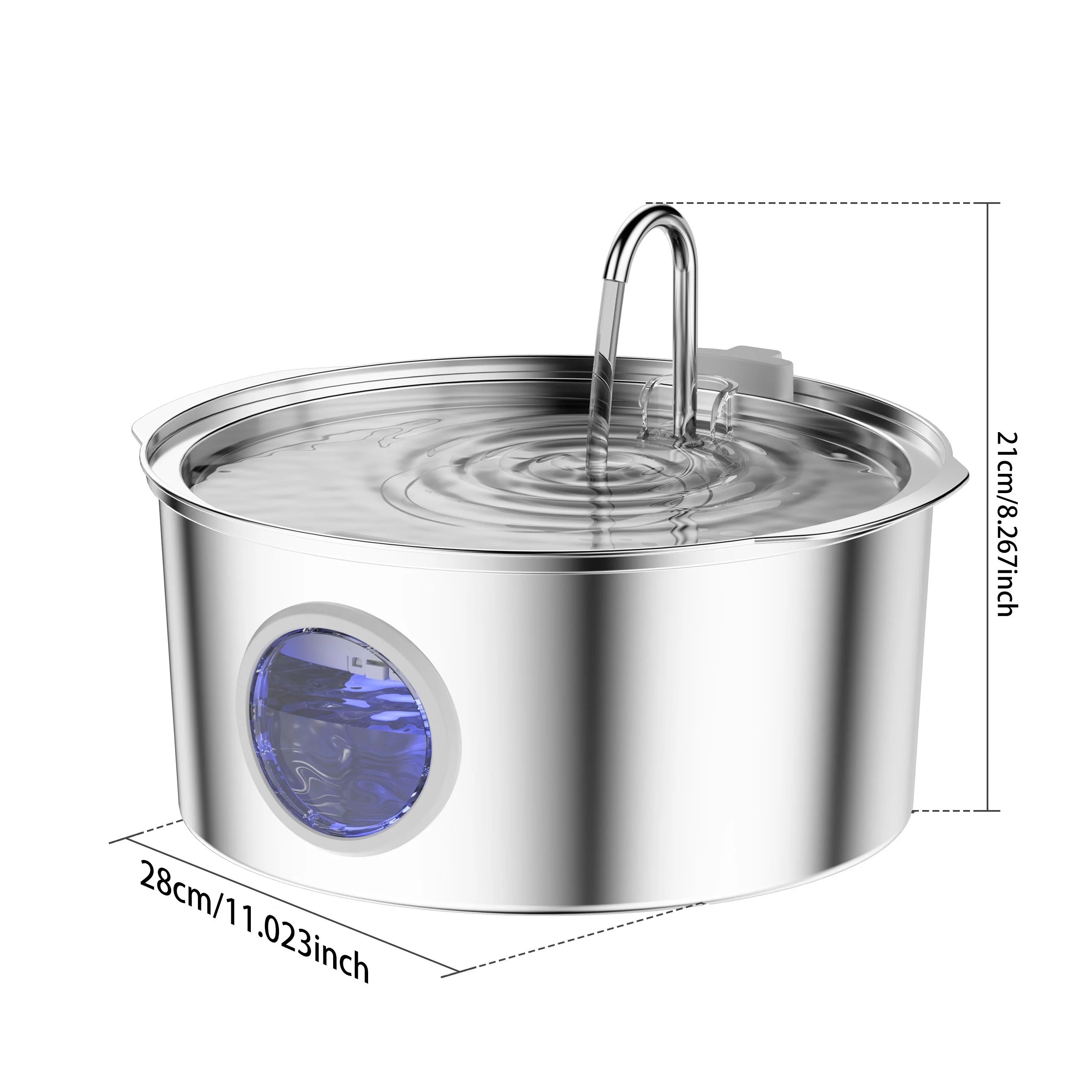 AquaPaws 7L Silent Pet Water Fountain