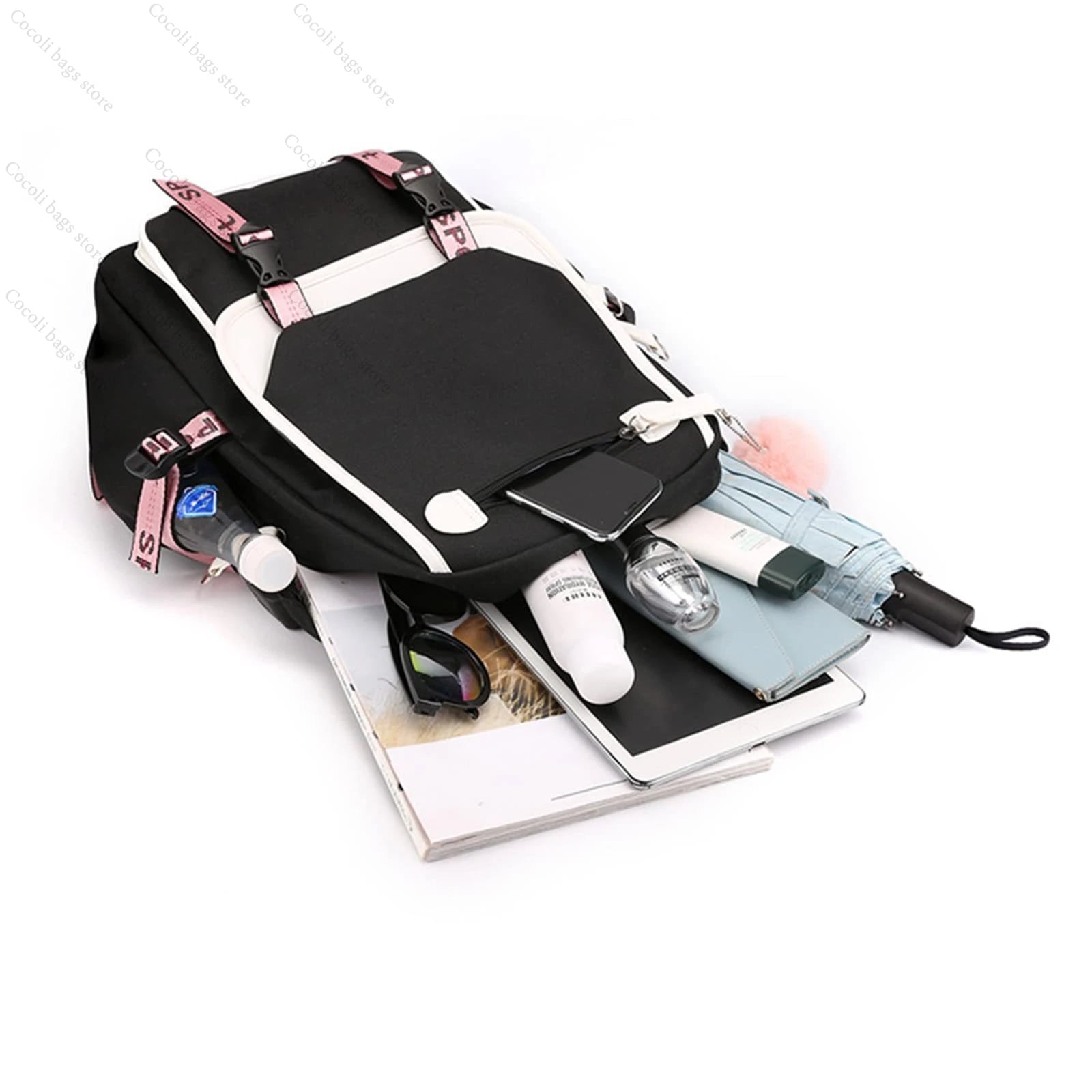 2025 KPop Demon Hunters Print Backpack Large Capacity School Bag Student Bag School Backpack Girls' School Backpack