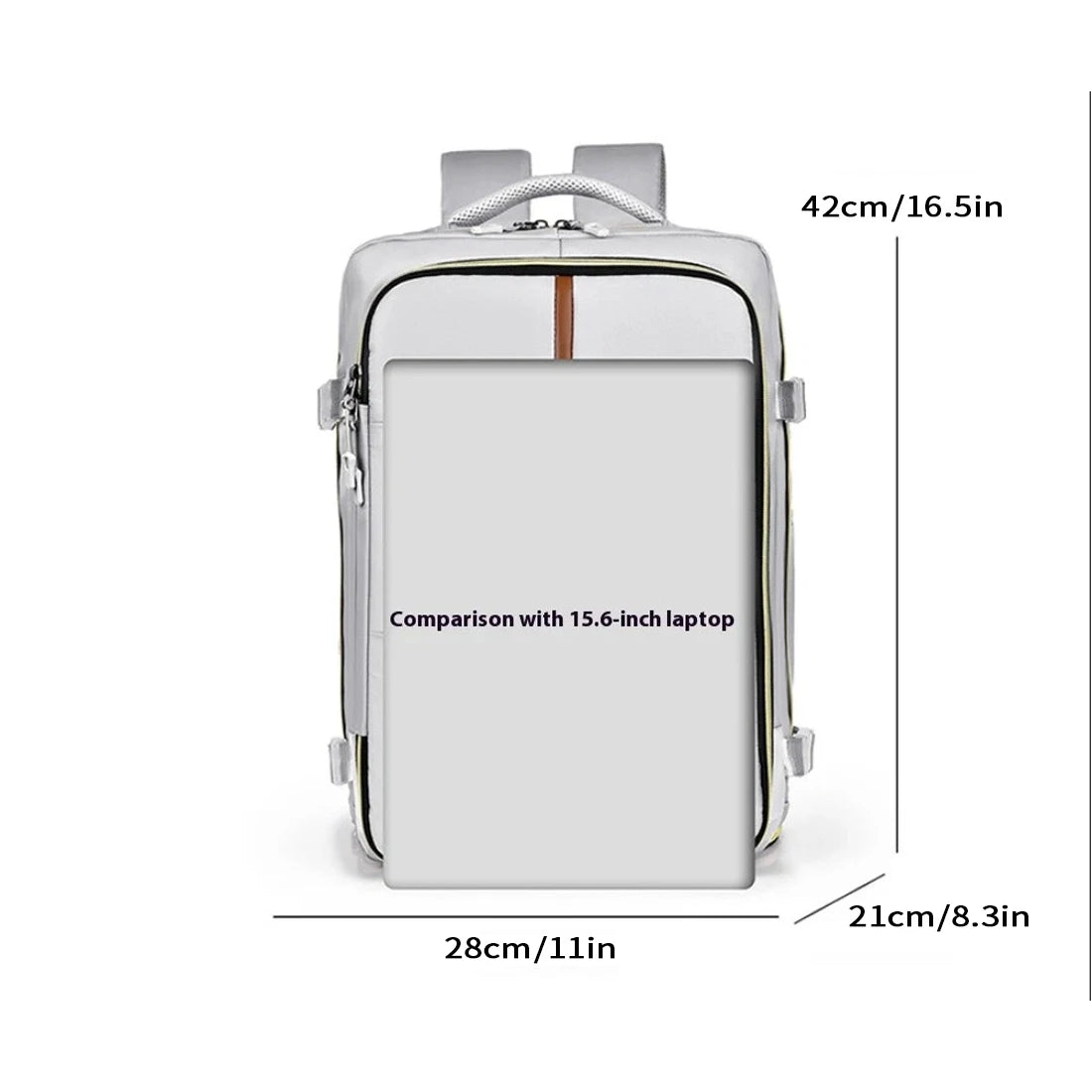 Cabin Flight Bag Backpack 42*28*21cm Travel Rucksack Overnight Carry on Luggage