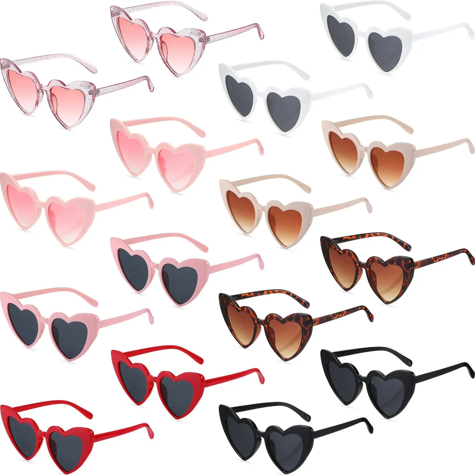 12-100 Pairs Wedding Bodas Heart Sunglasses Bachelorette Bachelor Hen Party Glasses Team Bride Bridesmaids Groomsmen Gifts