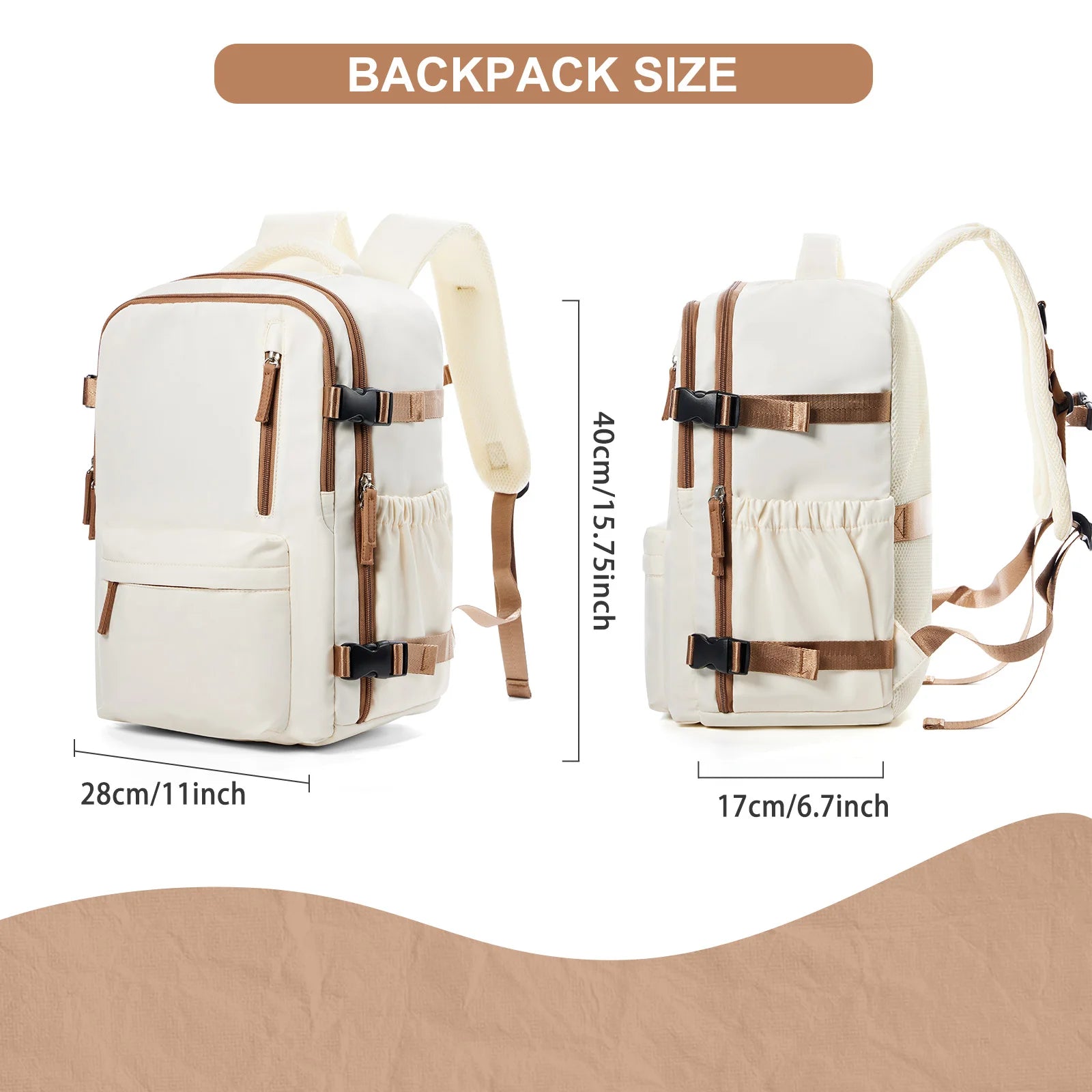 Men Travel Backpack  Airplane Bag Hand Luggage Wizzair 40x30x20 Carry-Ons Laptop Backpack Women Cabin Bags, School Backpacks