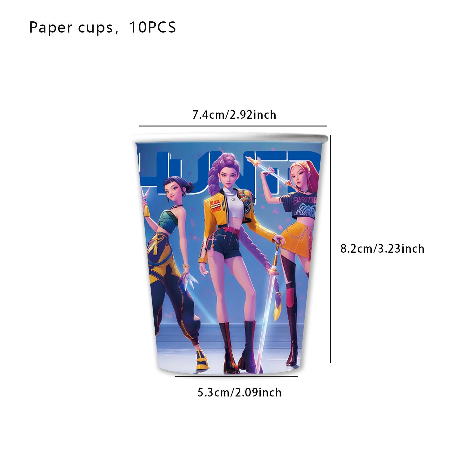 Birthday Decorations k pop demon hunters Birthday Table cloth Birthday Cup Plate Baby Shower Party Favors Kids Kpop Demon Hunter - YourGiftIdeasUK