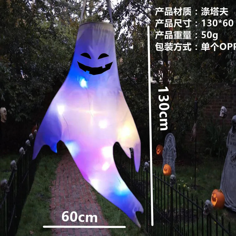 Hanging Ghost Halloween LED Luminous Ghost - YourGiftIdeasUK