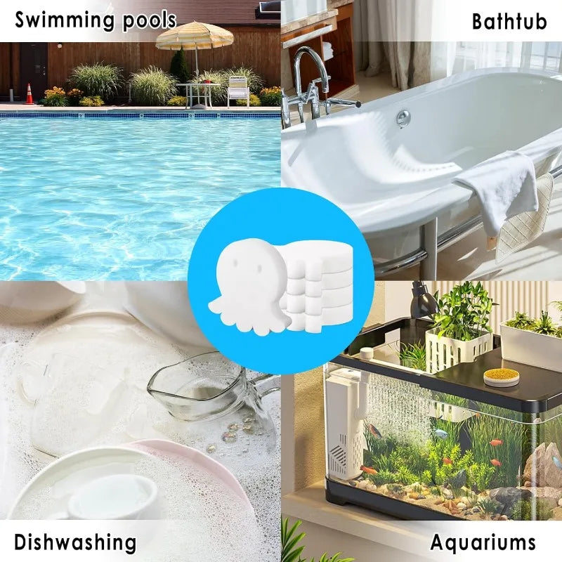 40 swimming pool oil absorption sponges, swimming pool, spa pool and swimming pool oil absorption sponges, absorbers.