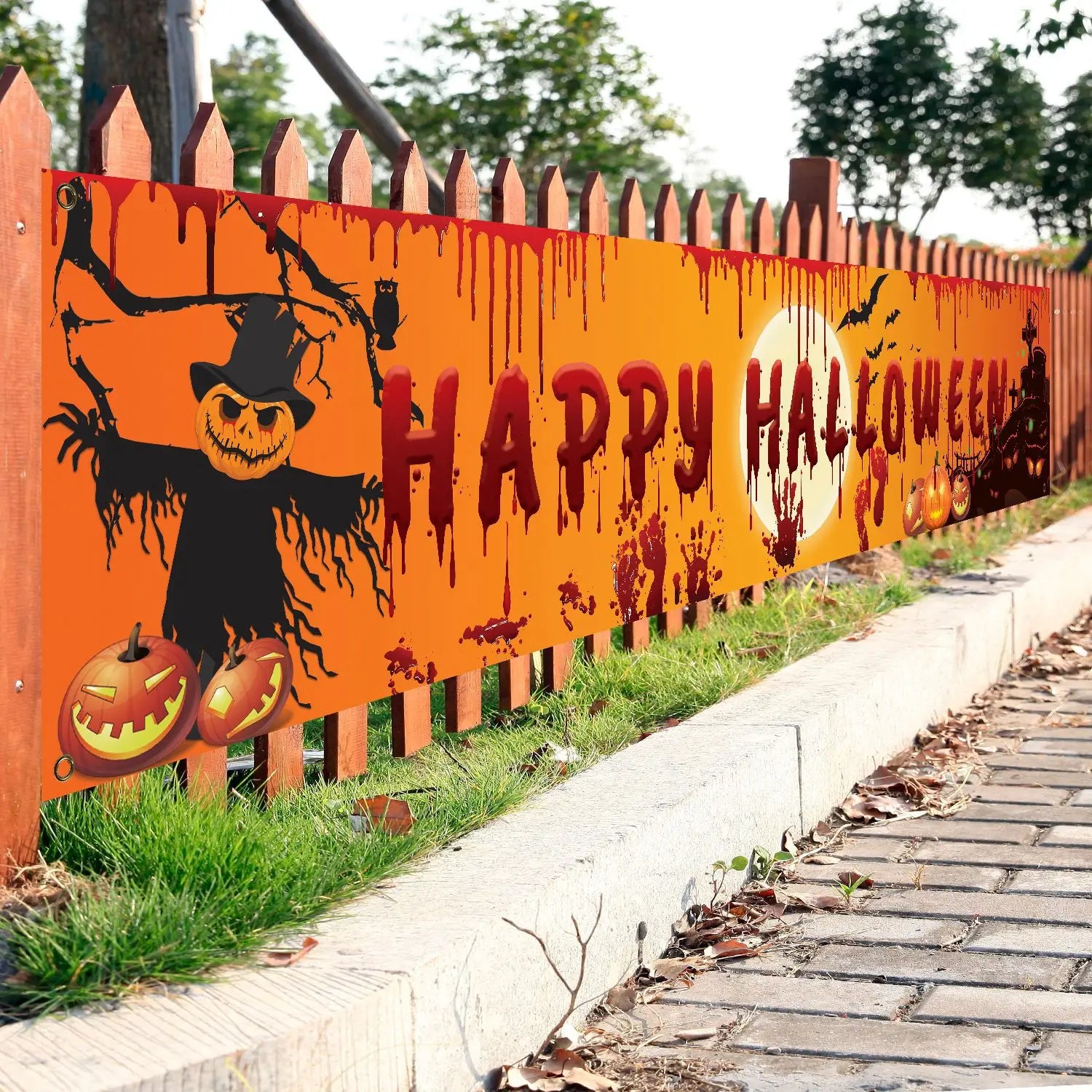 Happy Halloween Banner 250cm Long - YourGiftIdeasUK