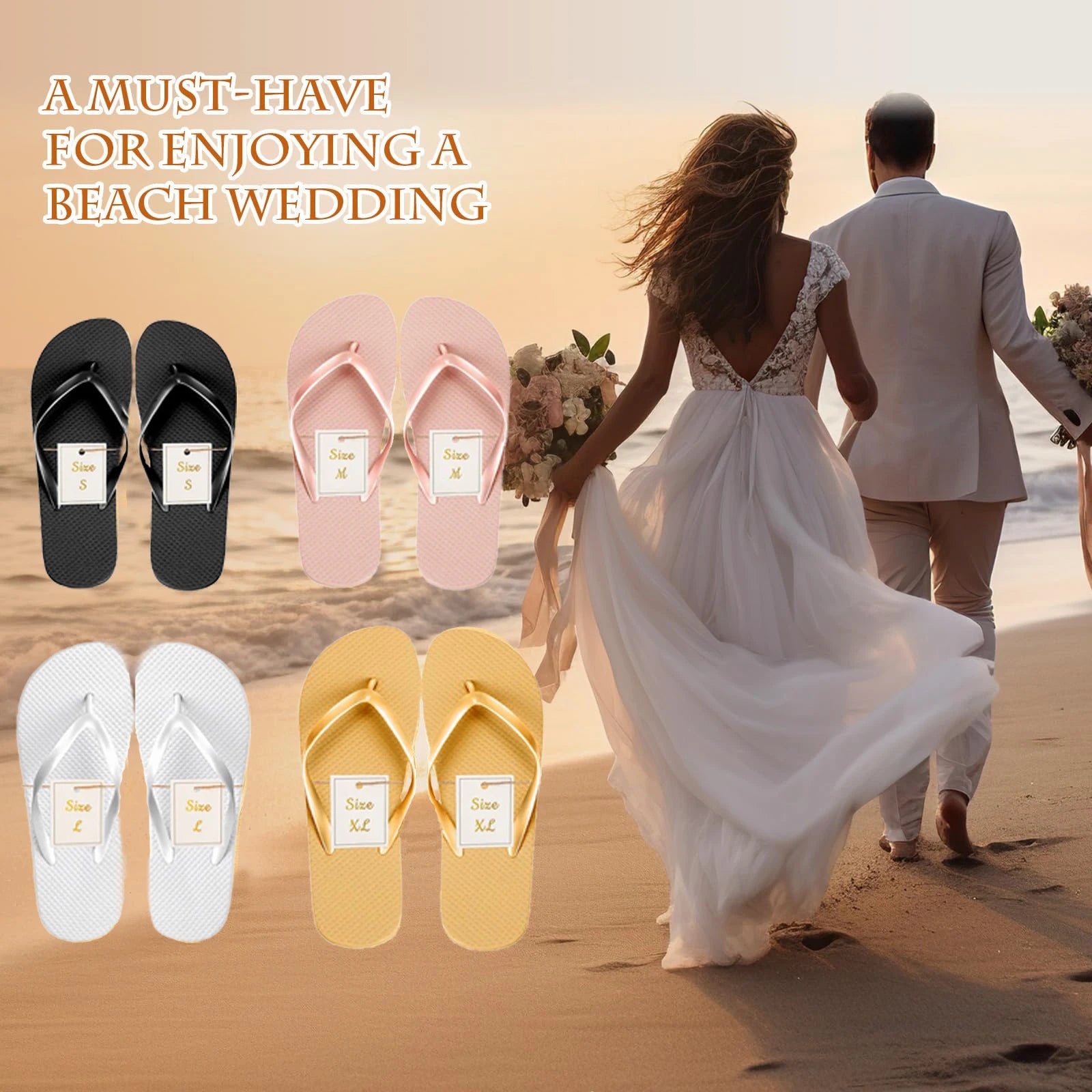 10-72Pairs Flip Flops for Wedding Guests Sandals Slippers with Cards  Bags Woman Men Wedding Favors Hen Beach Pool Party