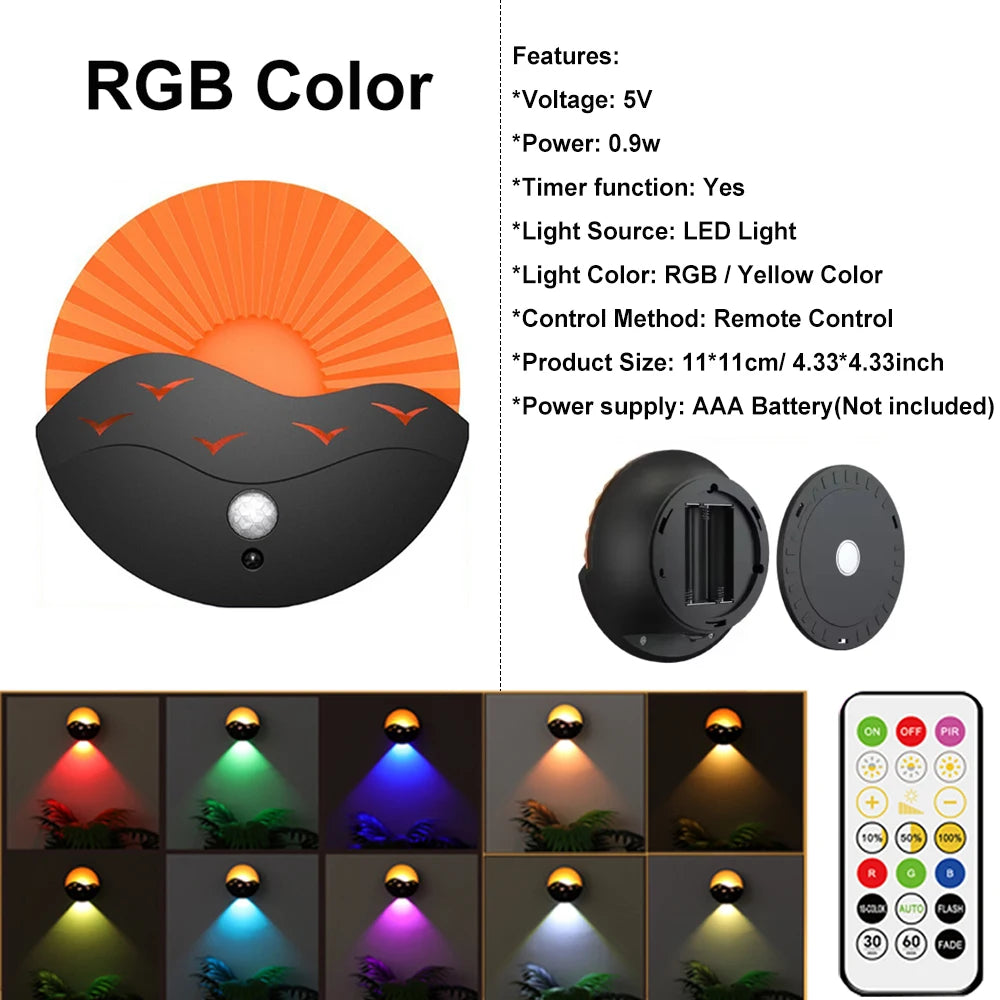 17 Models Remote Control Wall Light - Your Gift Ideas