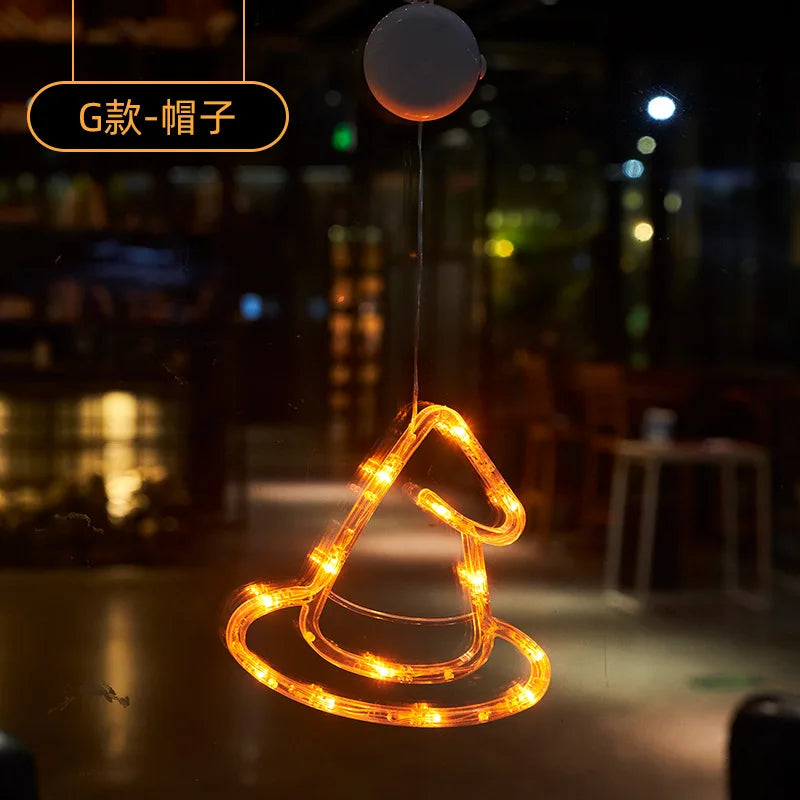 Halloween Decoration Window Lights LED Sucker Lamp - YourGiftIdeasUK