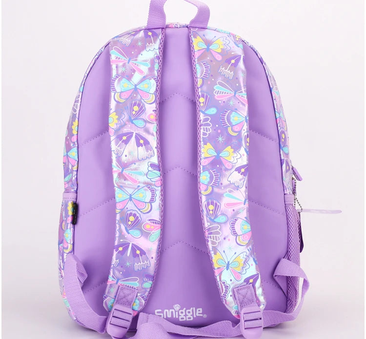 Butterfly Breeze Large Capacity School Backpack