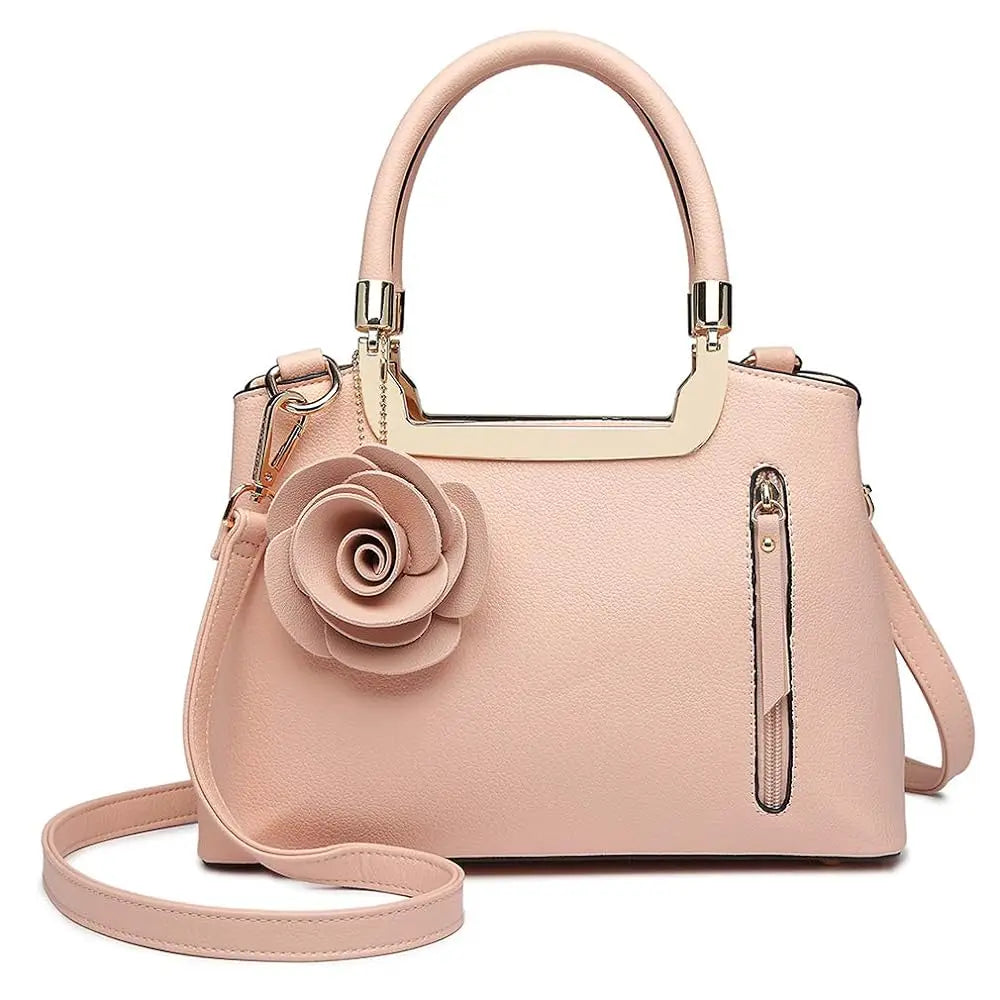 Miss Lulu Handbags for Women Ladies Shoulder Bags Fashion PU Leather Crossbody Top Handle Bag