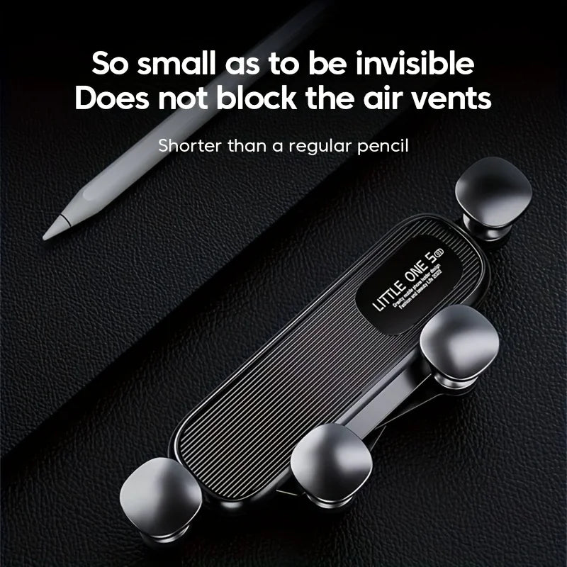 New Gravity Car Phone Holder - Strong Air Vent Clip Mount for Secure Holding, Adjustable Mobile Cell Stand for Hands-Free - Your Gift Ideas