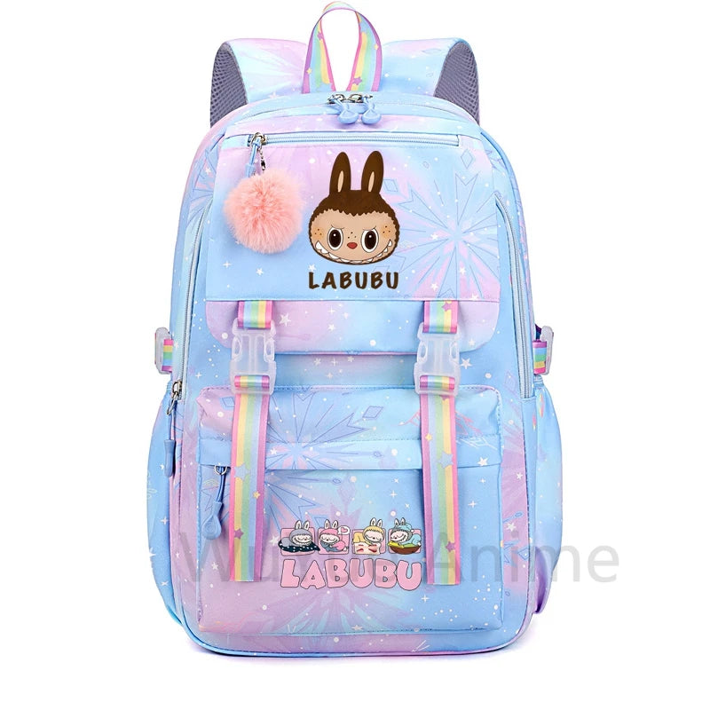 Anime Cute Printed Backpack Teenger Student Kid Girl Boy Schoolbag Bookbag Women Large Capacity Waterproof Schoolbag Travel Bag