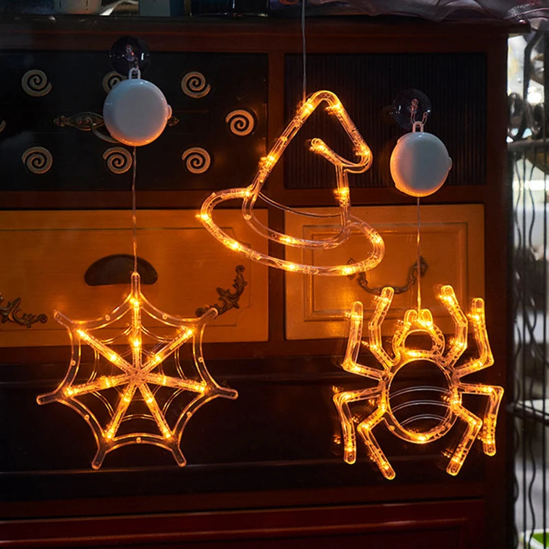 Halloween Decoration Window Lights LED Sucker Lamp - YourGiftIdeasUK