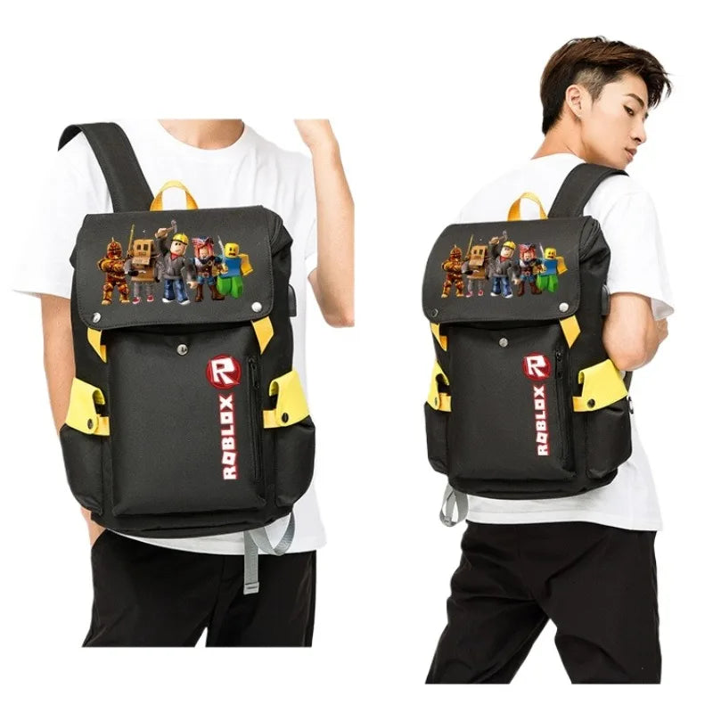 Roblox Creative Cartoon Large Capacity Backpack