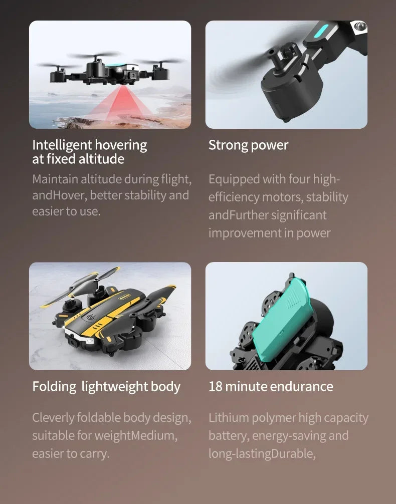 New G6 Drone 8K 5G GPS Professional HD 360 ° Aerial Photography Dual-Camera Foldables Obstacles Avoidanc Brushless Quadrotor 5KM