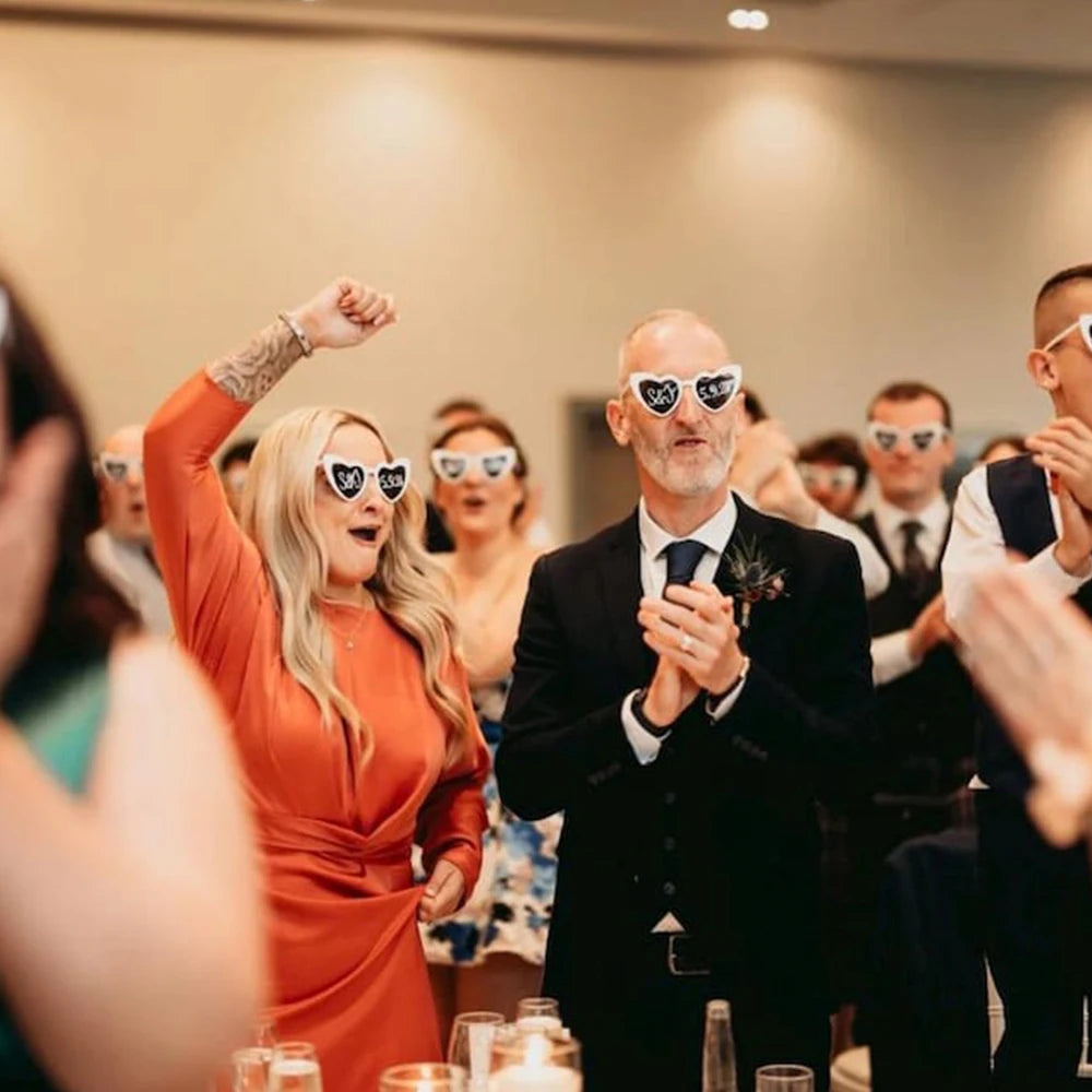 10/20/30Pcs Personalized Wedding Sunglasses with Stickers Bachelorette Party Gift Night Before Party Bridesmaid Favor Glasses