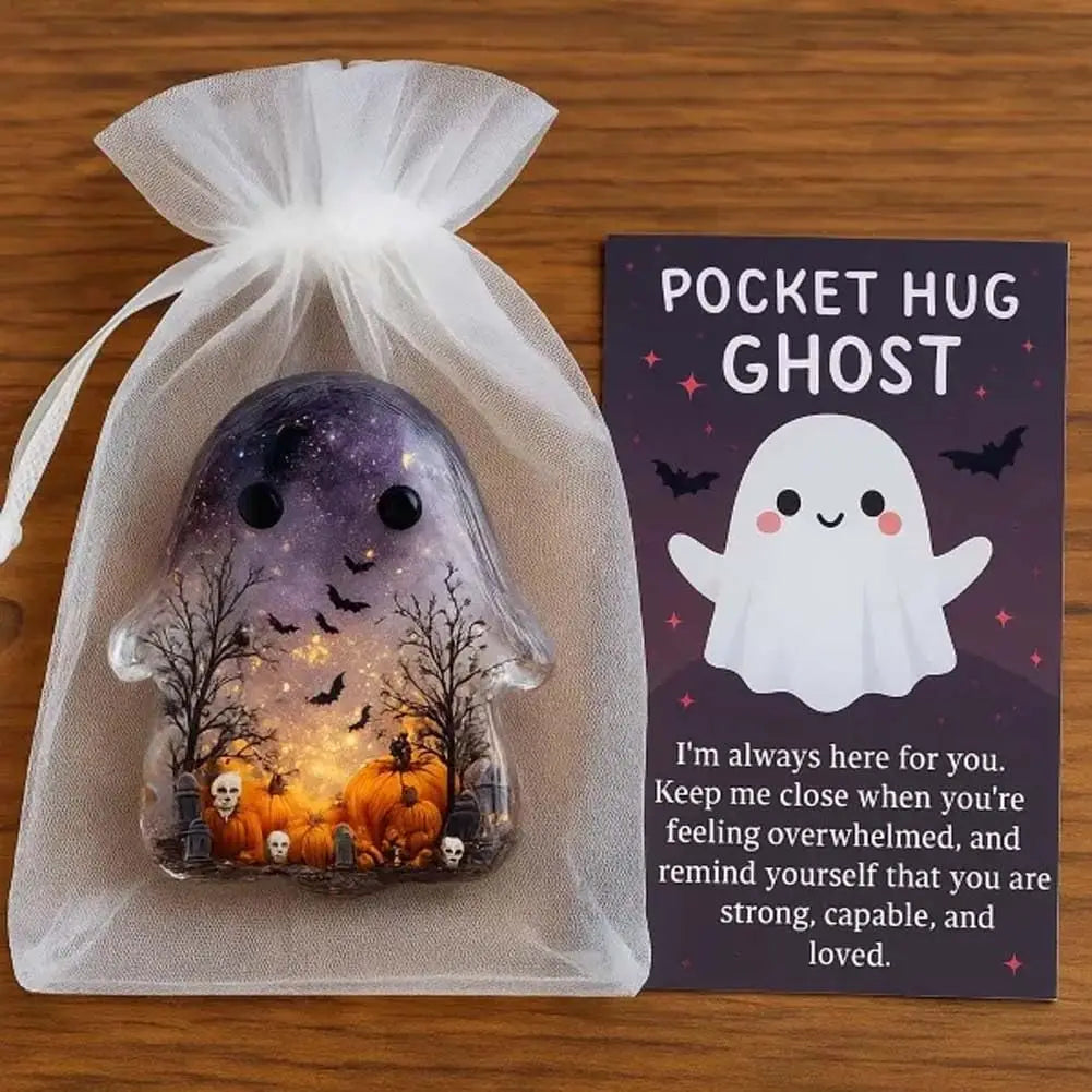Halloween Resin Mini Ghosts Statue - YourGiftIdeasUK