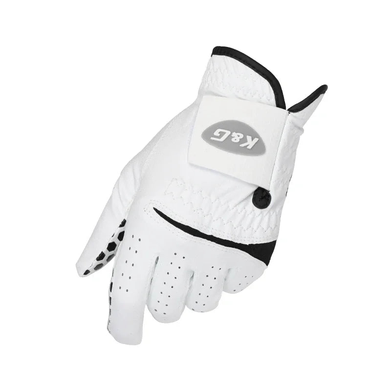 Pack 1 Person Golf Gloves Men's Left Hand Soft Breathable Pure Sheepskin Non-slip Pellet Golf Gloves Golf Men 22/23/24/25/26