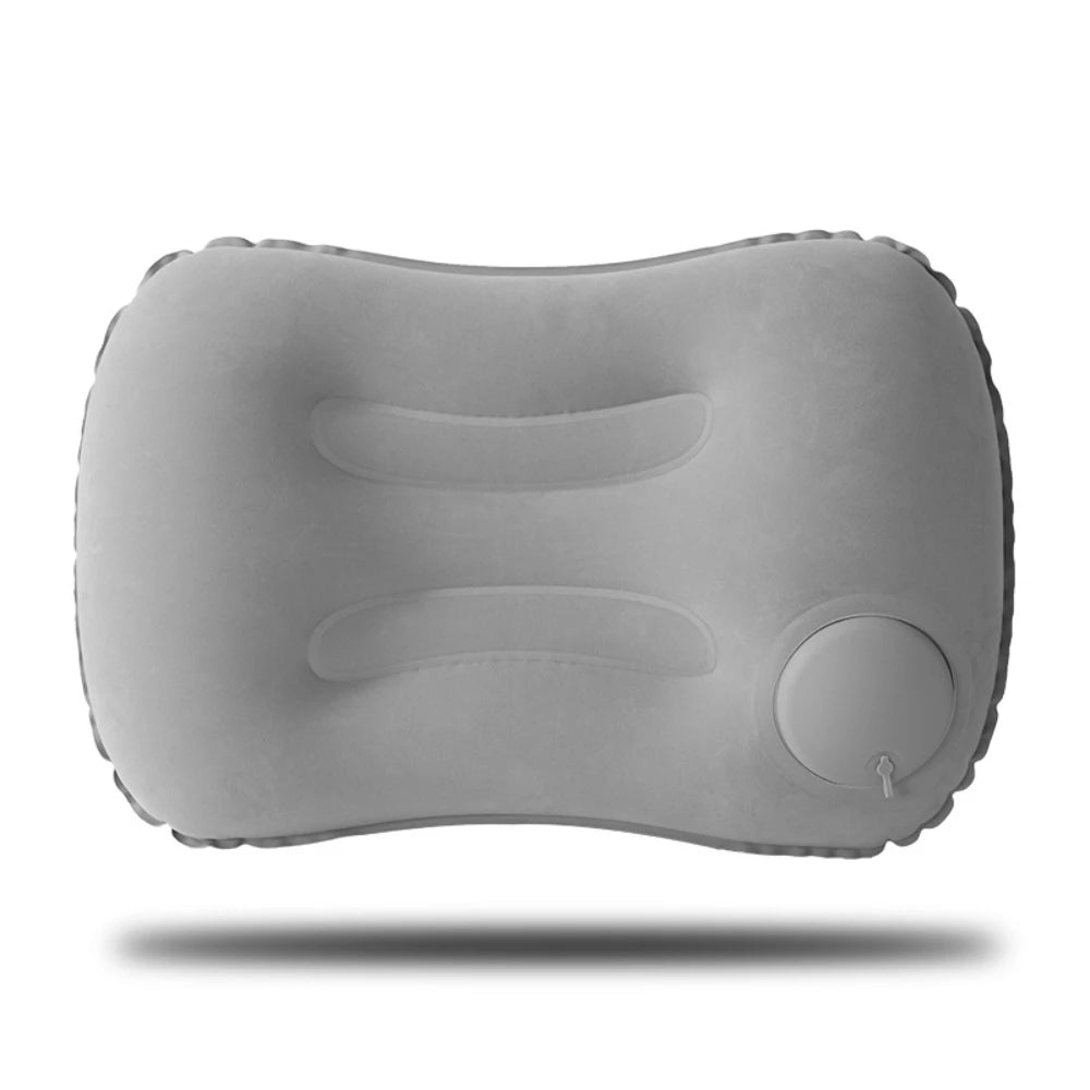 Camping Inflatable Pillow Outdoor Portable Pillow Pool Pillow LIghtweight Soft Car Pillow for Neck and Lumbar Support