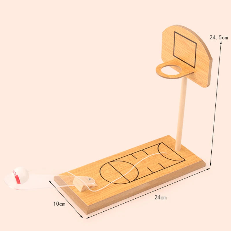 Classic Mini Table Basketball Shooting Board Game Activity Toy Children's Wooden Table Basketball Shooting Game