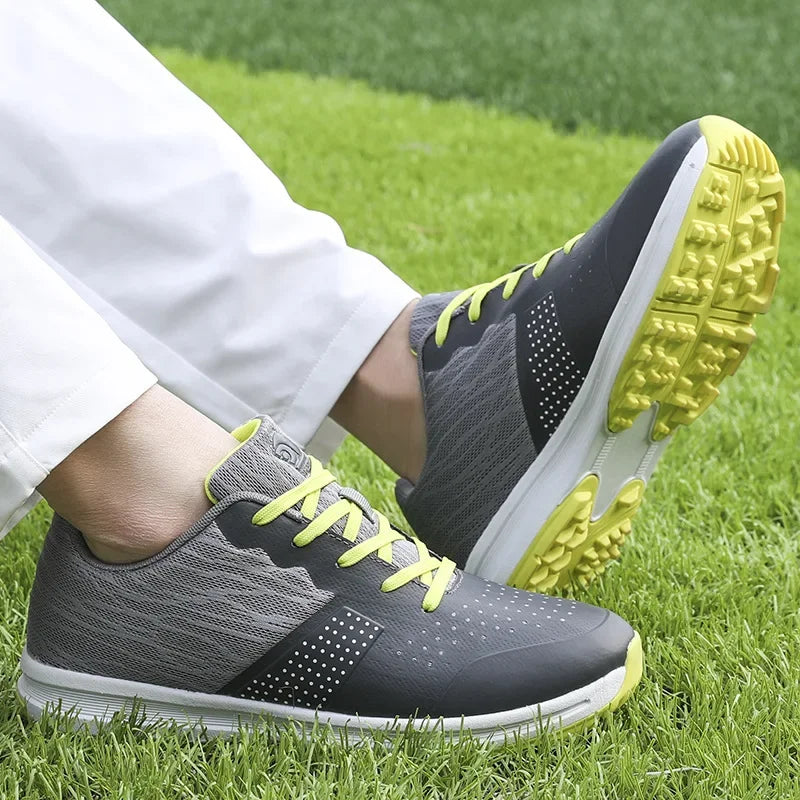 Waterproof Golf Training Shoes for Men Large Size Cross-Border THESTRON Golf Ball Shoes Anti-Slip Rubber Surface