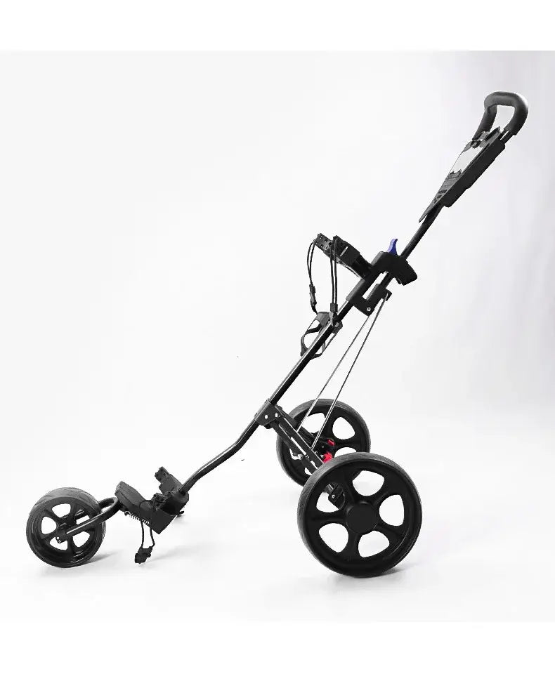 Golf Trolley 3-Wheel Trolley Foldable Lightweight Storage High Load Capacity Golf Accessory Supplies - YourGiftIdeasUK