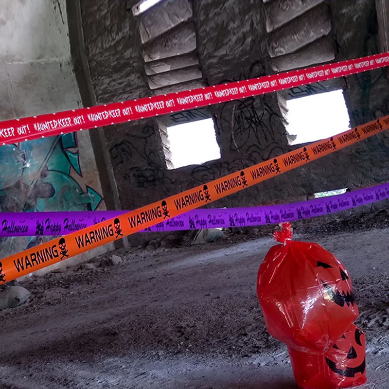 NEW 1PC Halloween Props Window Prop Warning line - YourGiftIdeasUK