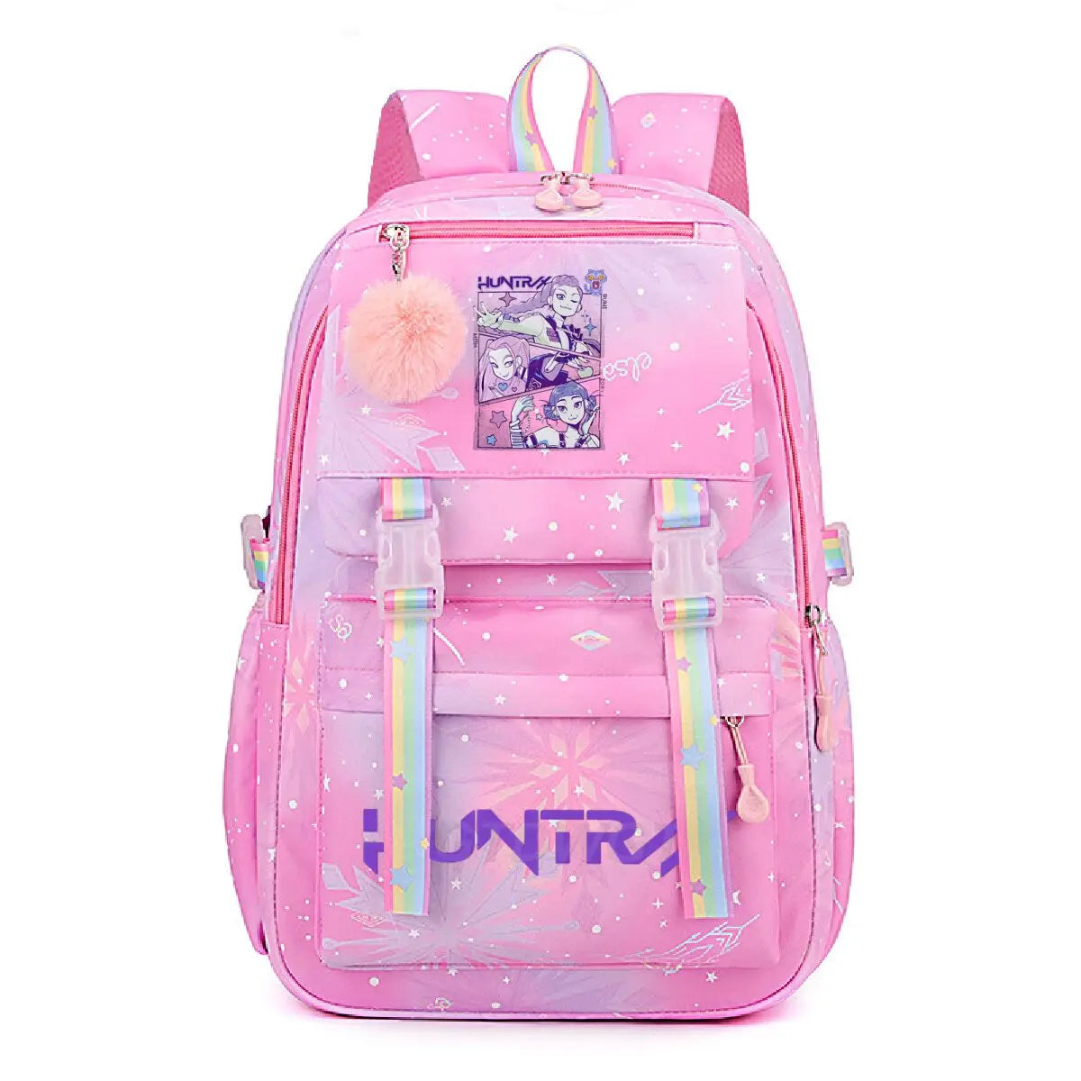 Kpop Demon Hunters Huntrix Graphic Schoolbags Cute Cartoon Children Teeneger School Backpack Kpop Demon Hunters Bags Gifts