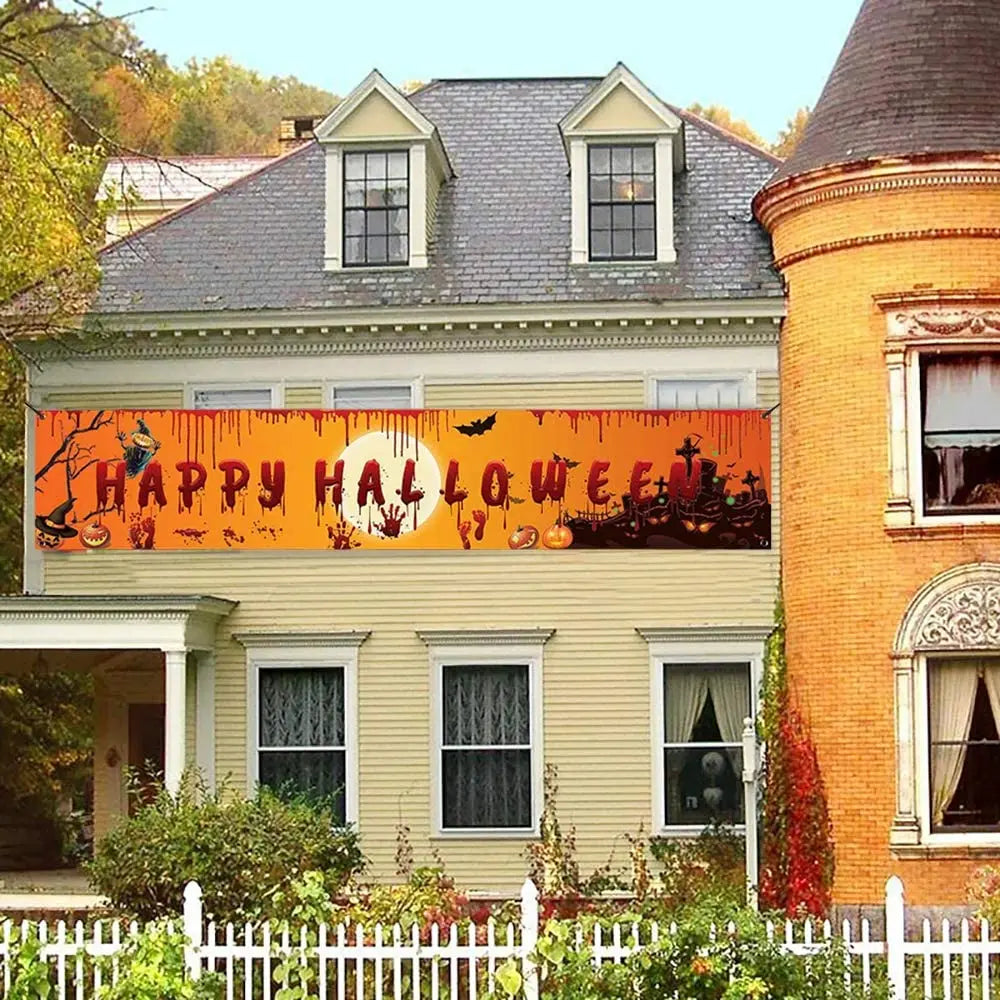 Happy Halloween Banner 250cm Long - YourGiftIdeasUK