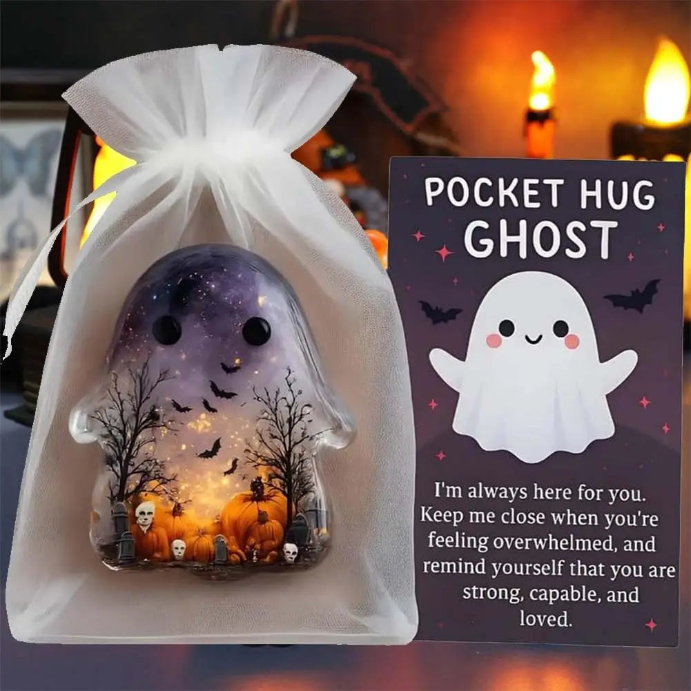 Halloween Resin Mini Ghosts Statue - YourGiftIdeasUK