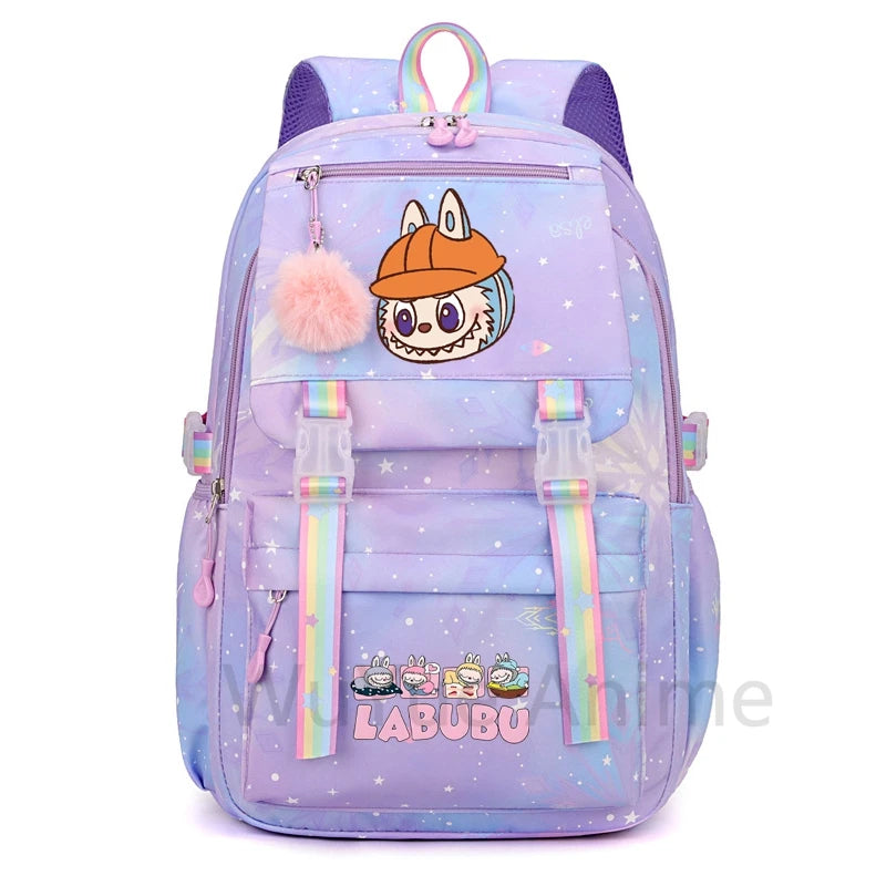 Anime Cute Printed Backpack Teenger Student Kid Girl Boy Schoolbag Bookbag Women Large Capacity Waterproof Schoolbag Travel Bag
