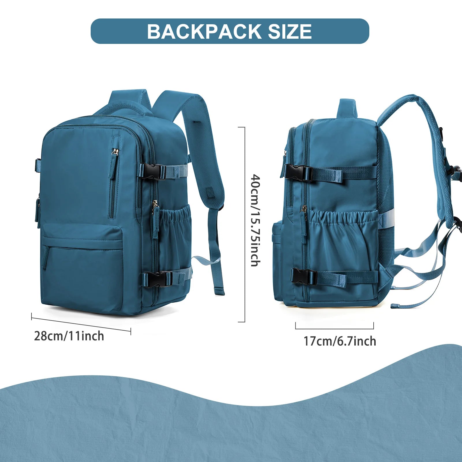 Men Travel Backpack  Airplane Bag Hand Luggage Wizzair 40x30x20 Carry-Ons Laptop Backpack Women Cabin Bags, School Backpacks