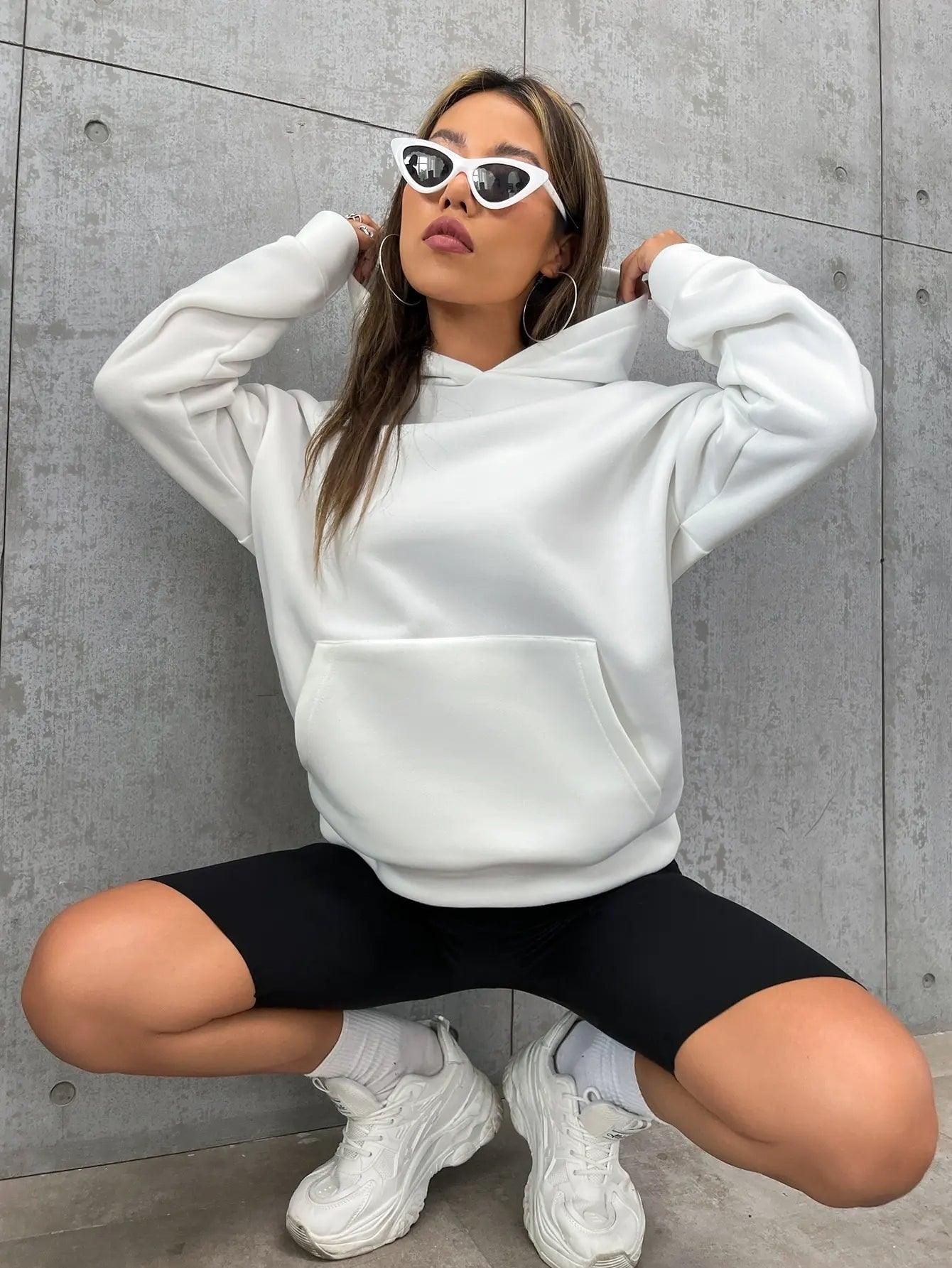 Every Thing Will Be Okay Creative Letter Hoody Female Casual Pocket Hoodie Fashion Loose Clothes Warm Comfortable Pullover - Your Gift Ideas