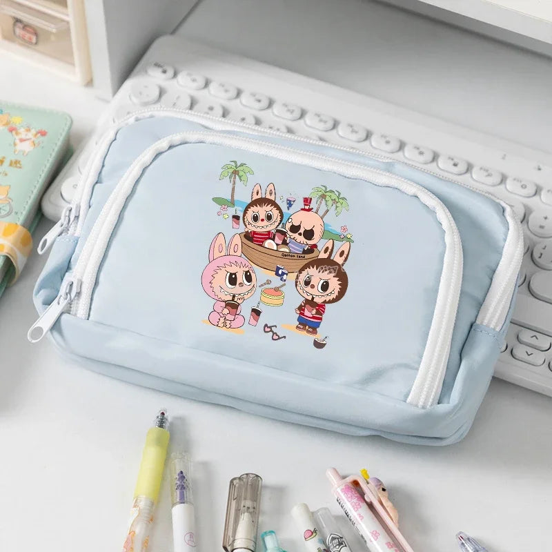 Children Pencil Case Pouch Large Capacity Pen Storage Bag Decompression Creative Stationery School Supplies for Girl Gift