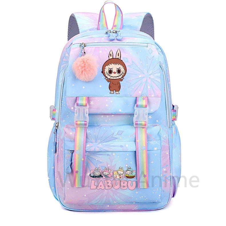 Anime Cute Printed Backpack Teenger Student Kid Girl Boy Schoolbag Bookbag Women Large Capacity Waterproof Schoolbag Travel Bag