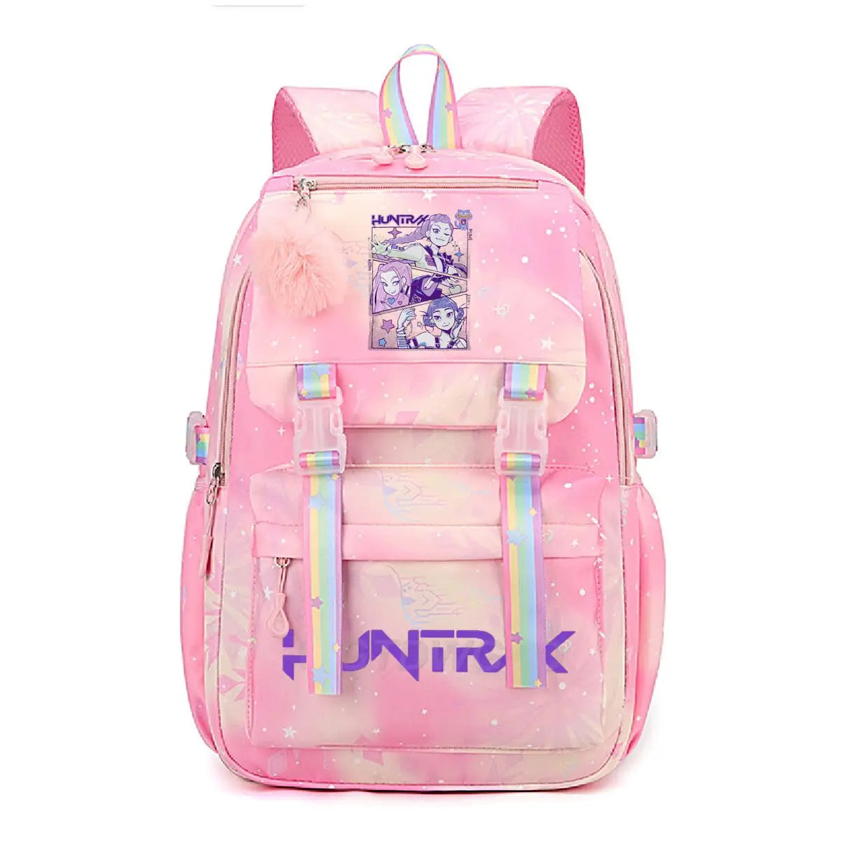 Kpop Demon Hunters Huntrix Graphic Schoolbags Cute Cartoon Children Teeneger School Backpack Kpop Demon Hunters Bags Gifts