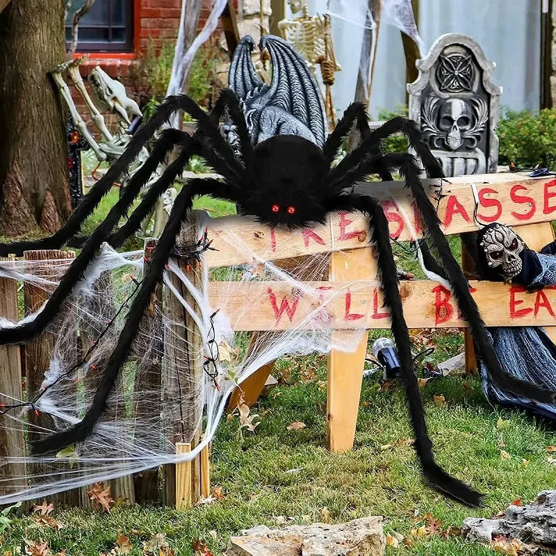 Halloween Big Plush Spider Horror Halloween Decoration - YourGiftIdeasUK