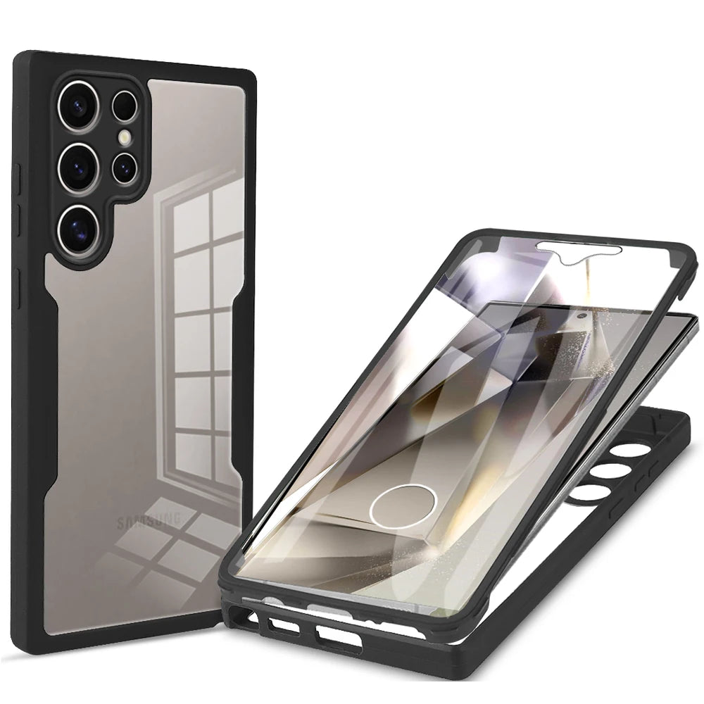 360 SlimFit Clear Case for Samsung Galaxy S21-S24