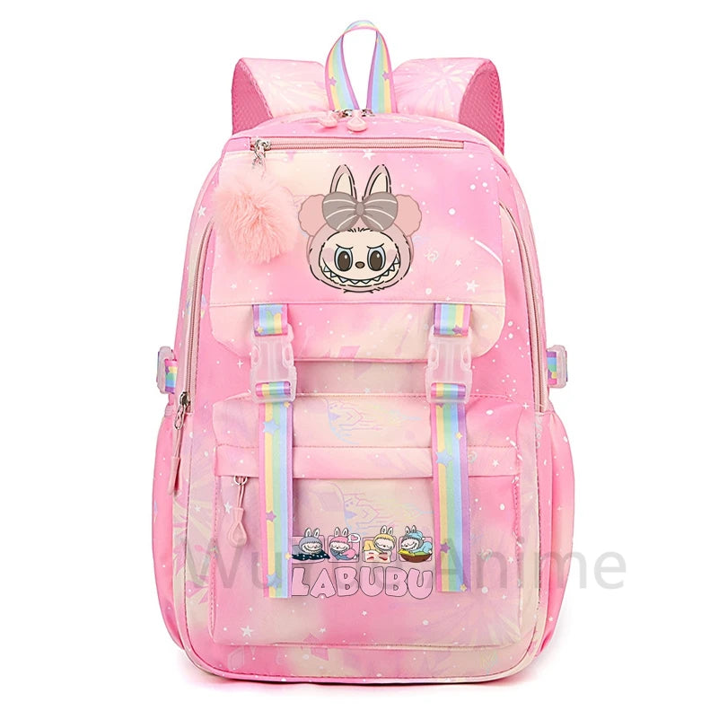 Anime Cute Printed Backpack Teenger Student Kid Girl Boy Schoolbag Bookbag Women Large Capacity Waterproof Schoolbag Travel Bag