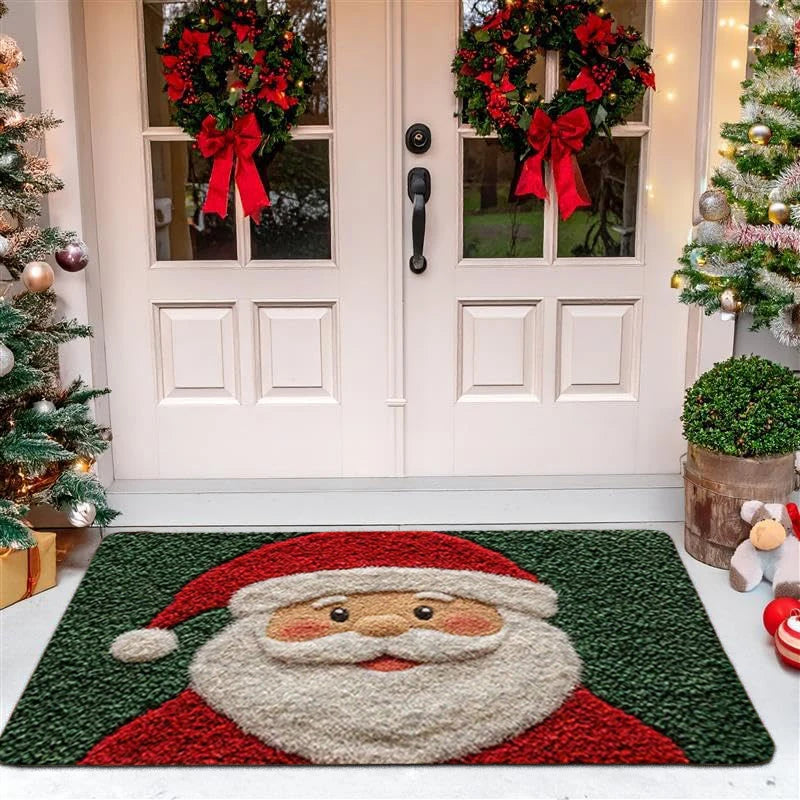 Christmas Door Mat Red Santa Claus Outdoor and indoor Gingerbread Man Carpet  New Year 2026 Merry Christmas Home Decor Foot Mat - YourGiftIdeasUK